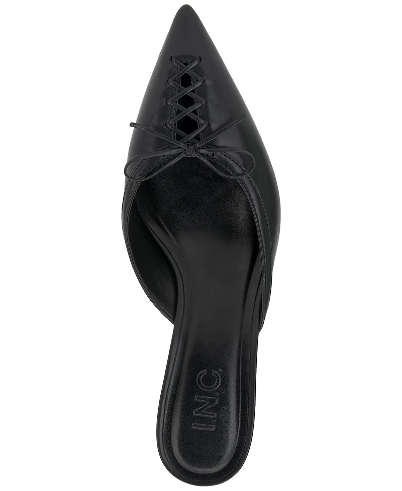 I.n.c. International Concepts Women's Caetti Pointed Toe Heeled Mules, Exclusively at Macy's