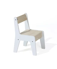 LuxenHome Drawing and Activity Board Children Table with 2 Chairs Set