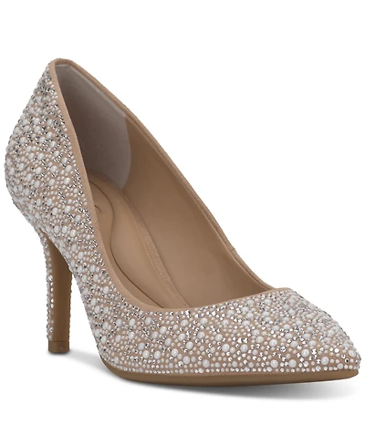 I.n.c. International Concepts Women's Zitah Embellished Pointed Toe Pumps, Created for Macy's