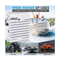 Pyle 2-Channel Waterproof Marine Amplifier, 240 Watts
