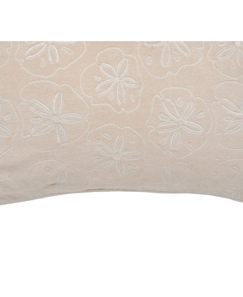 Sand Dollar Velvet Pillow
