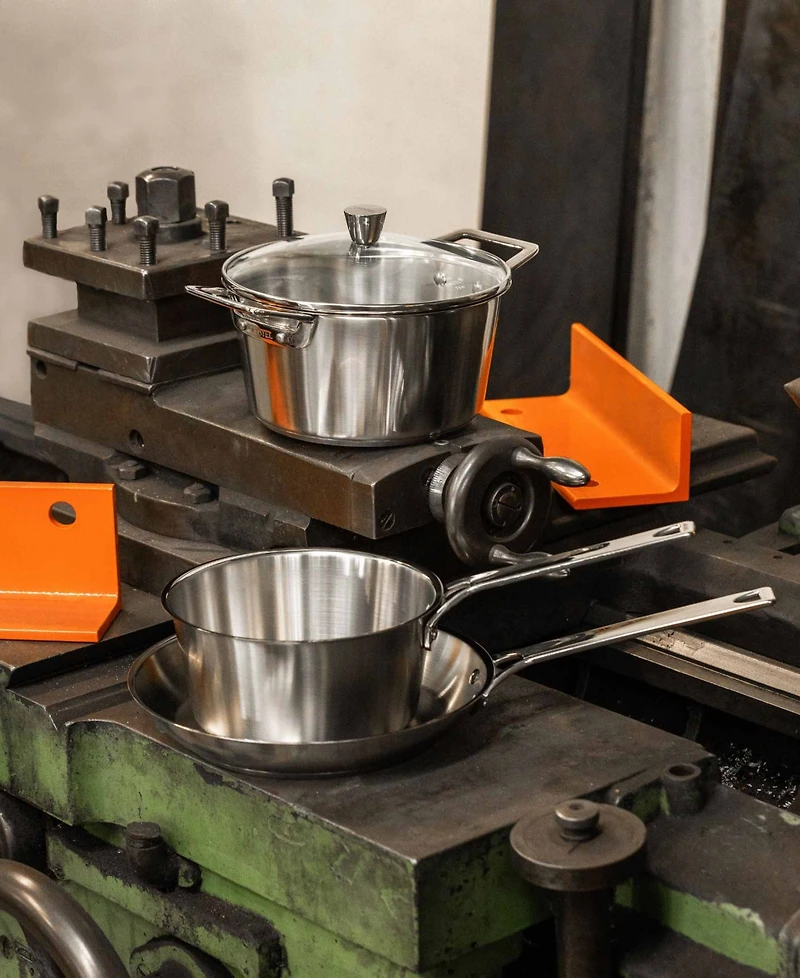 Cristel 1826 8-Piece Stainless Steel Cookware Set