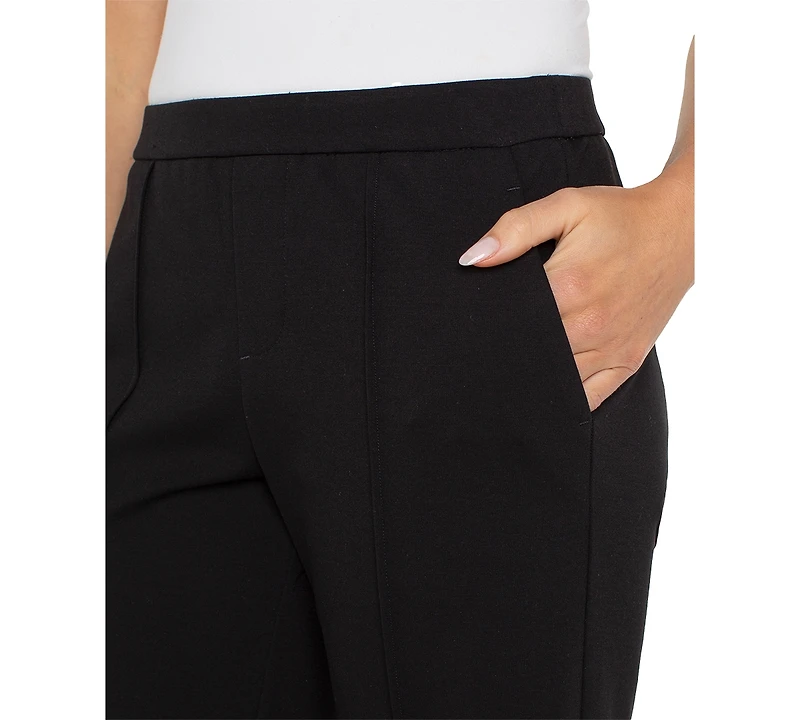 Liverpool Los Angeles Petite Pull-On Wide-Leg Pants