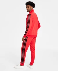adidas Men's 3 Stripes Tricot Regular Track Top