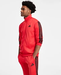 adidas Men's 3 Stripes Tricot Regular Track Top