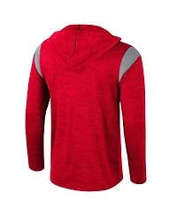 Colosseum Men's Scarlet Ohio State Buckeyes Dozer Half-Zip Windshirt