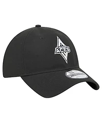 New Era Men's and Women's Black Las Vegas Aces Core Logo 9TWENTY Adjustable Hat