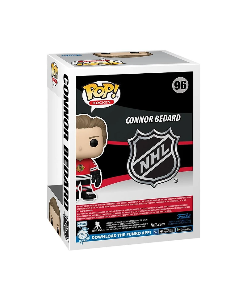 Funko Pop Chicago Blackhawks 96 Connor Bedard Vinyl Figure