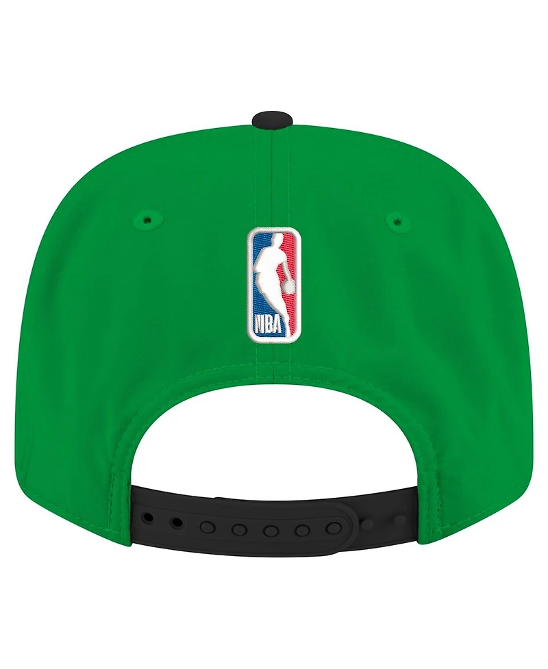 New Era Men's Black Boston Celtics Statement Edition Jersey Hook 9SEVENTY Stretch-Snap Hat