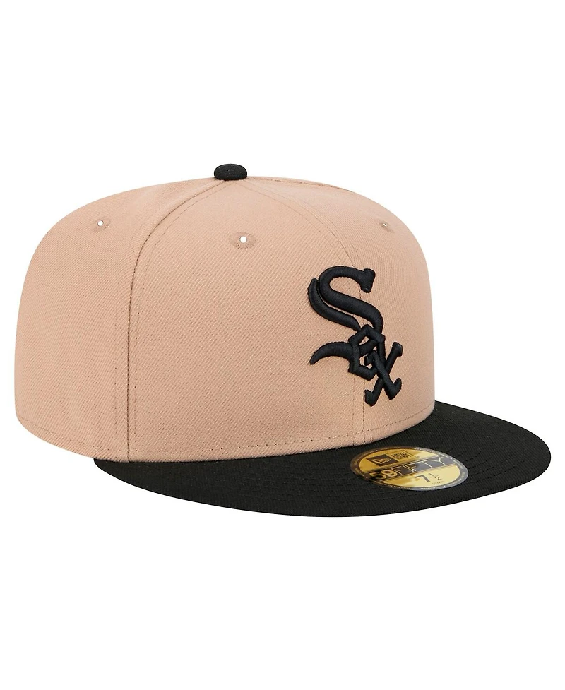 New Era Men's Khaki Chicago White Sox 59FIFTY Fitted Hat