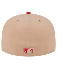 New Era Men's Khaki St. Louis Cardinals 59FIFTY Fitted Hat
