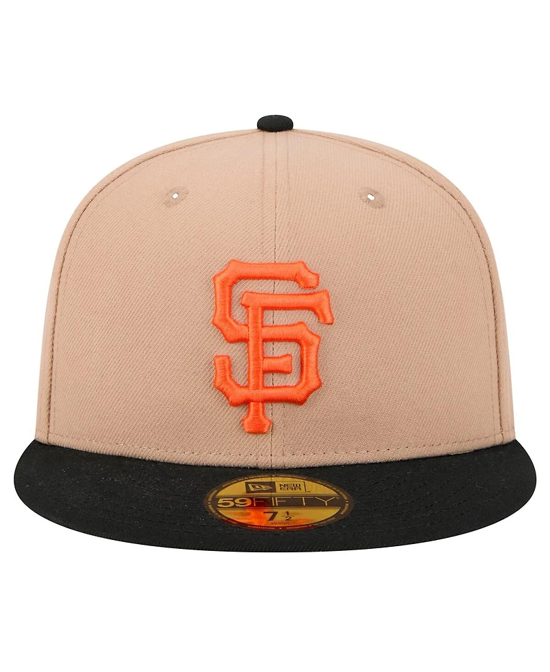 New Era Men's Khaki San Francisco Giants 59FIFTY Fitted Hat