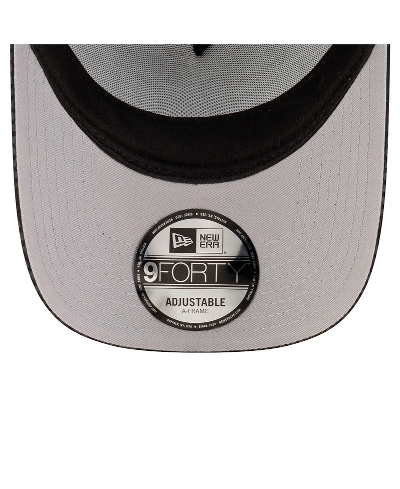 New Era Men's Graphite Dallas Cowboys Midnight Ink Tonal A-Frame 9FORTY Adjustable Hat
