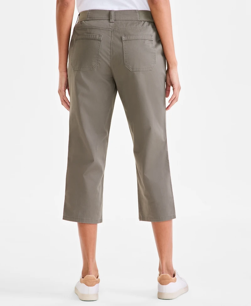 Style & Co Petite Mid-Rise Comfort Waist Capri Pants, Exclusively at Macy's