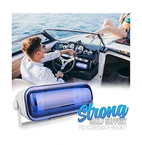 Pyle Universal Marine Stereo Housing, White