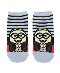 Minions Women's Despicable Me Classic Monsters Costumes 5-Pair Ankle Socks