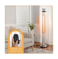 SereneLife 900W Electric Patio Heater with Remote Control