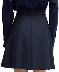 Boss by Hugo Women's Pleat-Front Skirt
