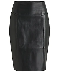 Boss by Hugo Boss Women's Lustrous Leather Pencil Skirt