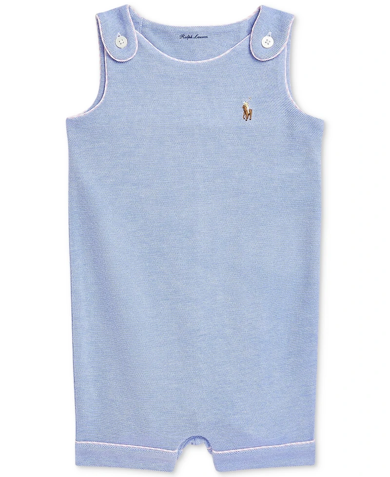 Polo Ralph Lauren Baby Boys Cotton Mesh Tank Shortall
