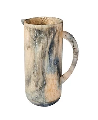 Godinger Lucente Resin Matte Limestone Beverage Pitcher