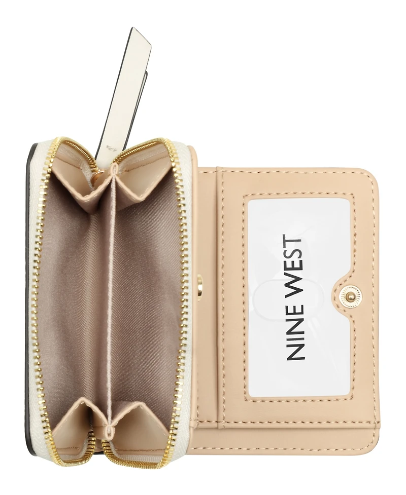 Nine West Lockup Zip Around Wallet