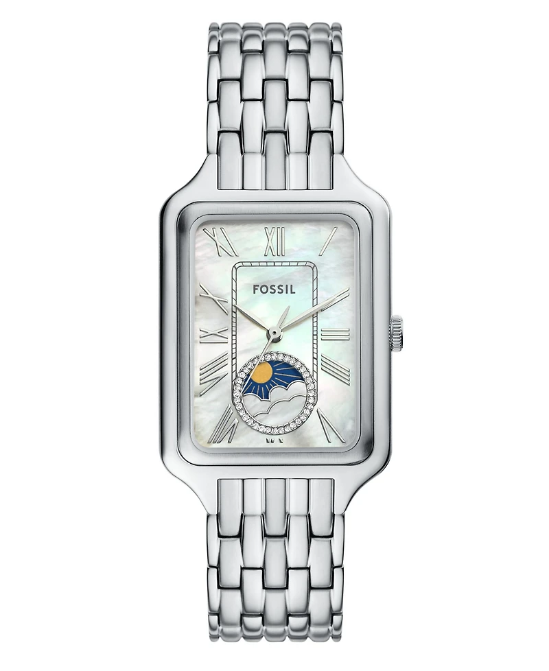 Fossil Women's Raquel Sun Moon Multifunction Stainless Steel Watch