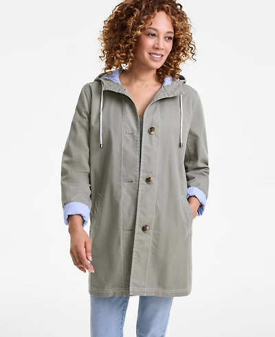 Style & Co Women's Hooded Parka, Exclusively at Macy's