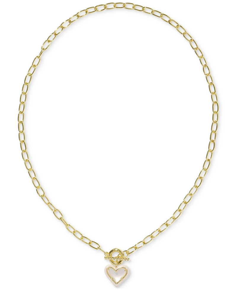 Kendra Scott 14k Gold-Plated Heart 17" Convertible Pendant Necklace