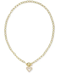 Kendra Scott 14k Gold-Plated Heart 17" Convertible Pendant Necklace