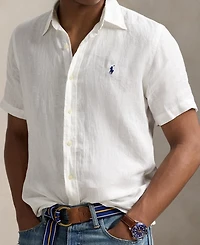 Polo Ralph Lauren Men's Short-Sleeve Linen Button-Up