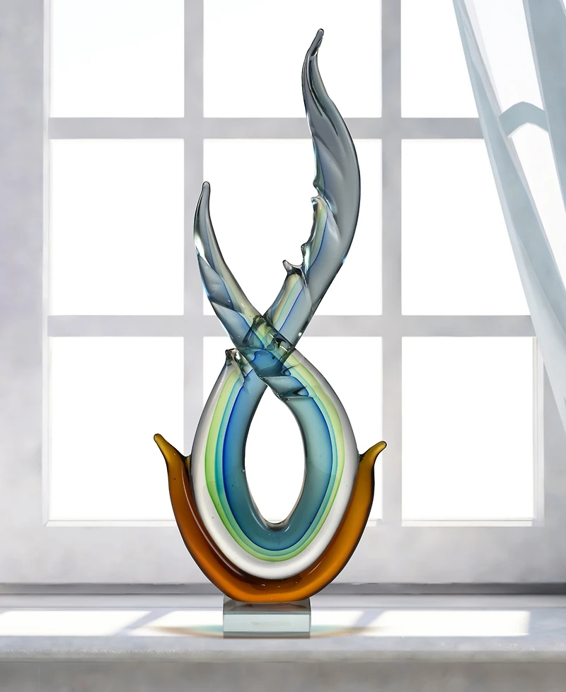 Dale Tiffany Aqua Sculpture