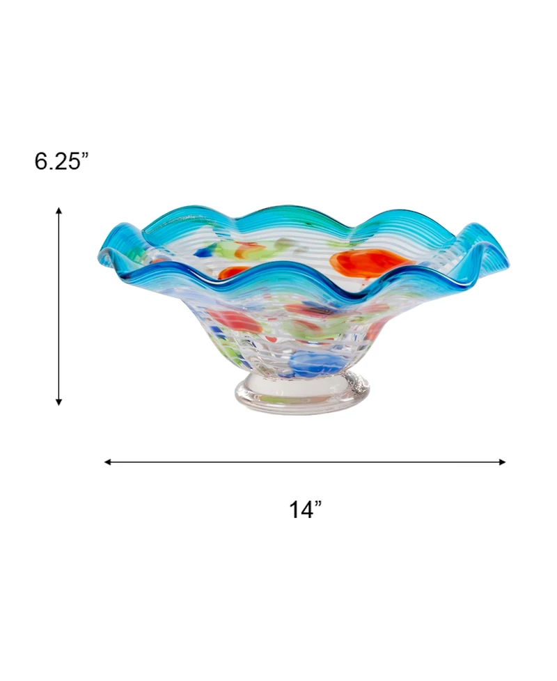 Dale Tiffany 6.25" Villa Newport Art Glass Bowl