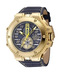 Invicta Men's 47379 Invicta Racing Quartz Multifunction Gold, Yellow, Blue Dial Watch