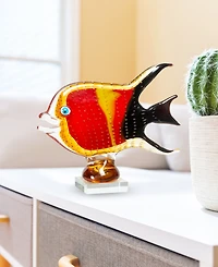 Dale Tiffany 8.75" Bora Fish Art Glass Figurine