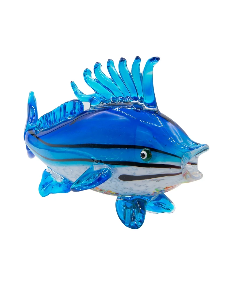 Dale Tiffany 11.5" Coronado Fish Art Glass Figurine