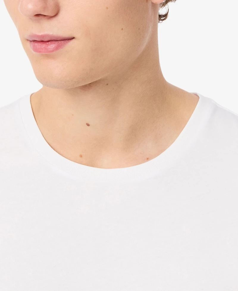 Lacoste Men's 5-Pack Slim Fit Crewneck Undershirts