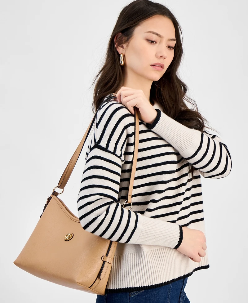 Giani Bernini Pebble Soft Medium Shoulder Bag, Exclusively at Macy's