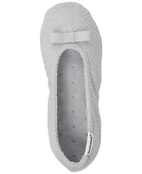 Isotoner Signature Women's Gemma Microterry Ballerina Slippers