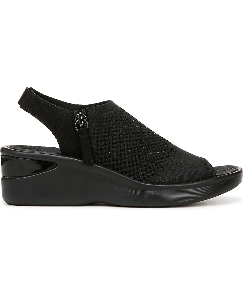 LifeStride Women's Starlet Washable Slingback Wedge Sandals