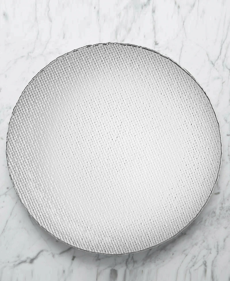 American Atelier Shine Silver Charger Plate 13", Set of 4