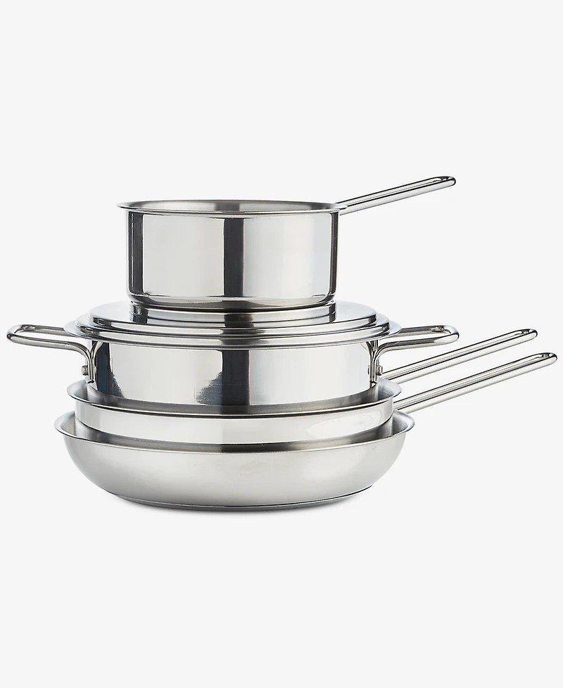 Arch Studio 5-Pc. Stackable Stainless Steel Cookware Set, Exclusively at Macy's