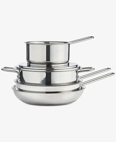 Arch Studio 5-Pc. Stackable Stainless Steel Cookware Set, Exclusively at Macy's
