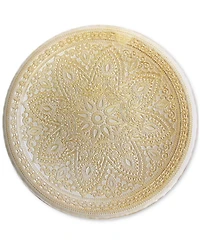 American Atelier Divine Gold Glass Charger Plates, Set of 4