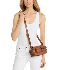 Michael Kors Dakota Small Leather Convertible Pocket Crossbody