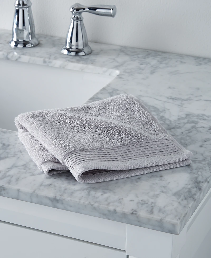 Charter Club Signature Washcloth, 13" x 13", Exclusively at Macy's