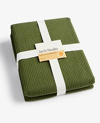 Arch Studio Waffle Cotton Blanket, Full/Queen, Exclusively at Macy's