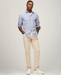 Tommy Hilfiger Men's Regular-Fit Striped Poplin Shirt