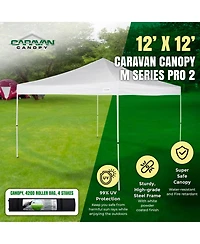 Caravan Canopy CVAN21208100010 M Series Pro 2 12 x 12 Foot Straight Leg Canopy