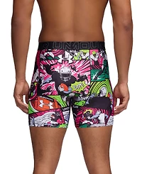 Under Armour Men's Performance Tech Mesh Graphic 6" Boxer Briefs